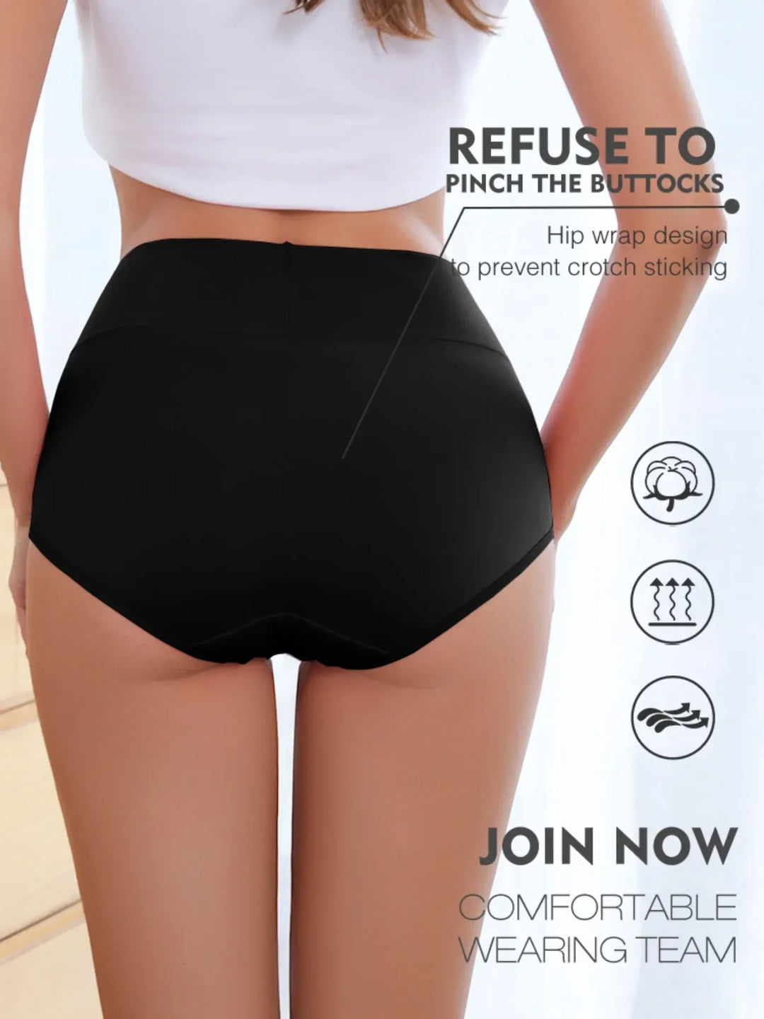 Pearl | Pack of 6 High-Waisted Shaping Panties