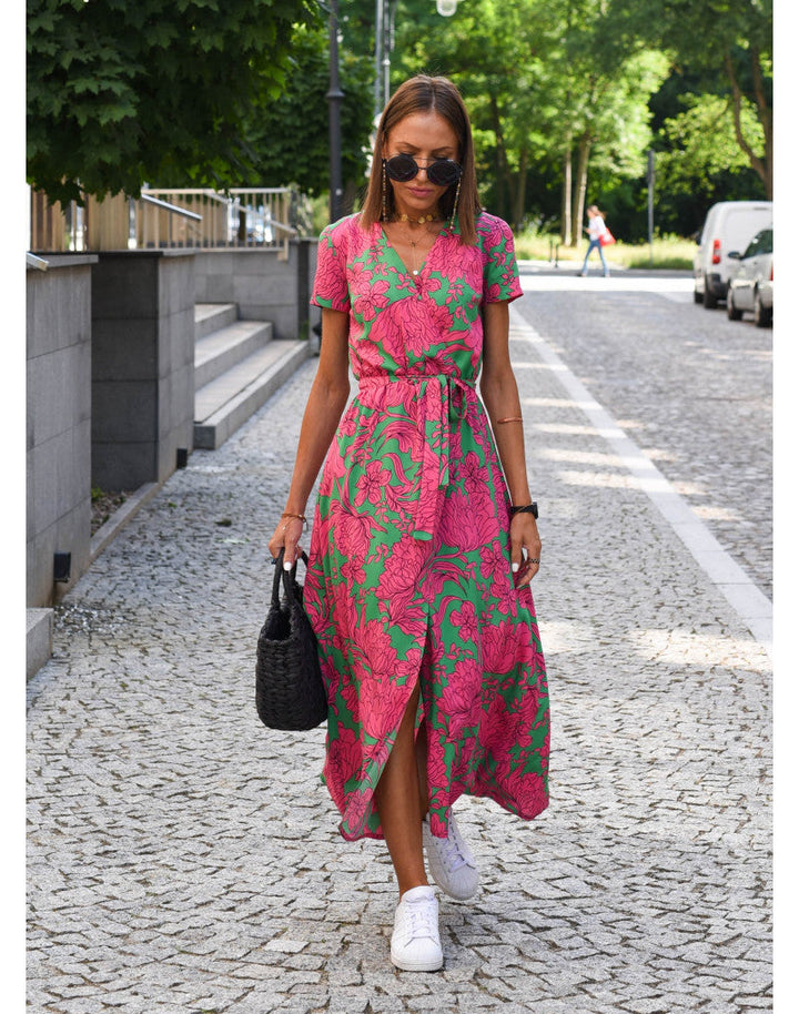 Olganda | Floral Wrap Dress