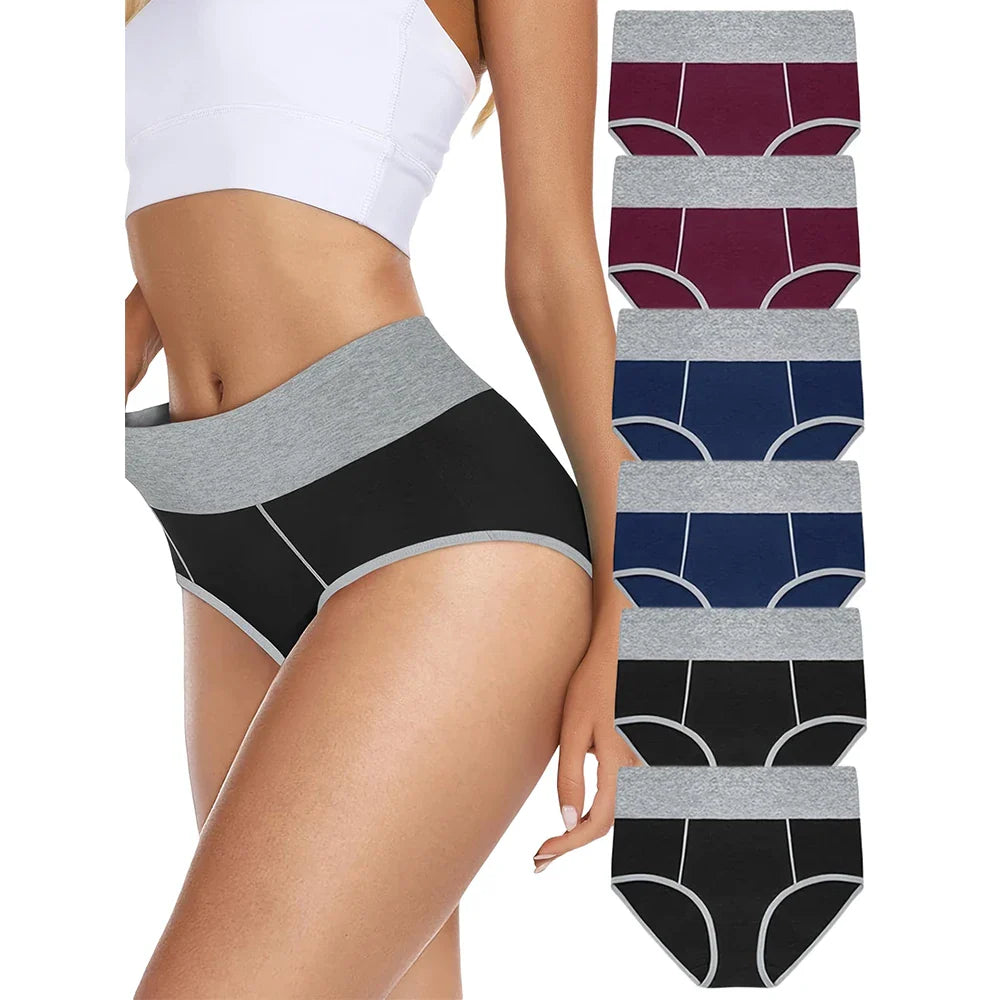 Pearl | Pack of 6 High-Waisted Shaping Panties