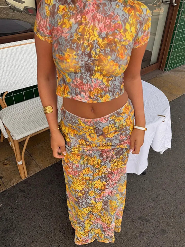 Blessy | Two-Piece Floral Set