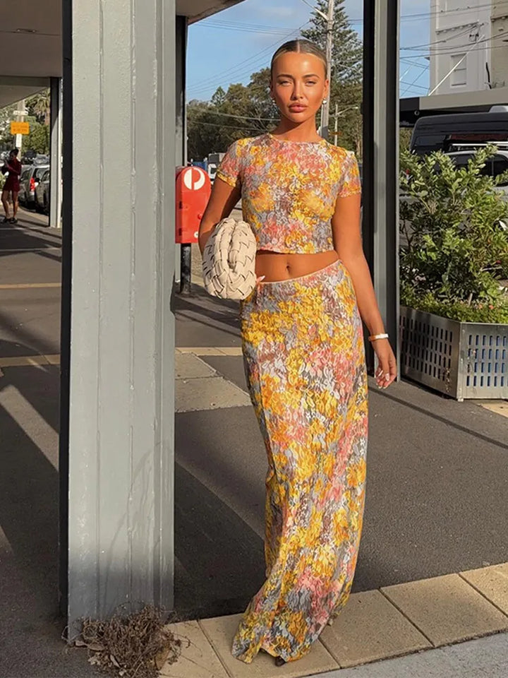 Blessy | Two-Piece Floral Set