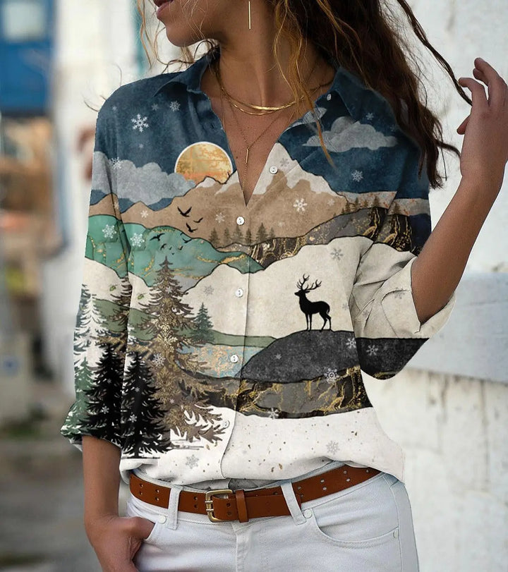 Julie | Casual Printed Blouse