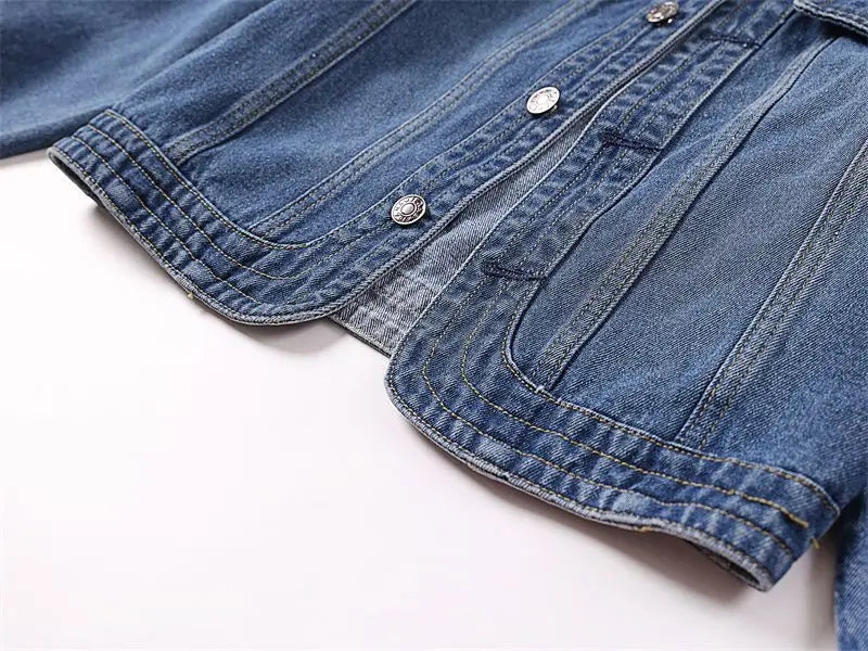 Vanessa | Crop Denim Jacket