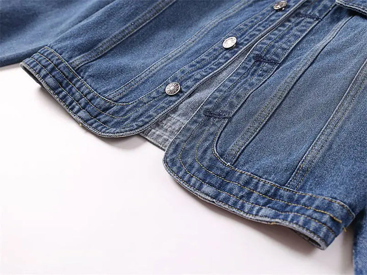 Vanessa | Crop Denim Jacket