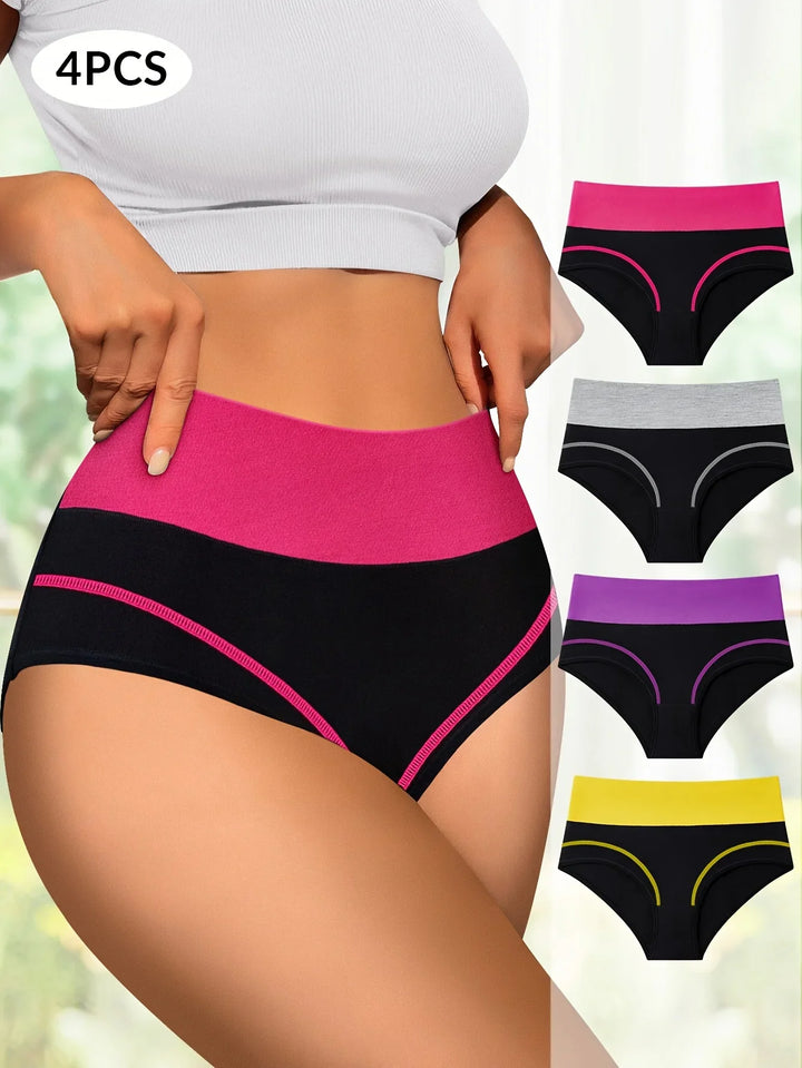 Iliana | Pack of 4 High-Waisted Shaping Panties
