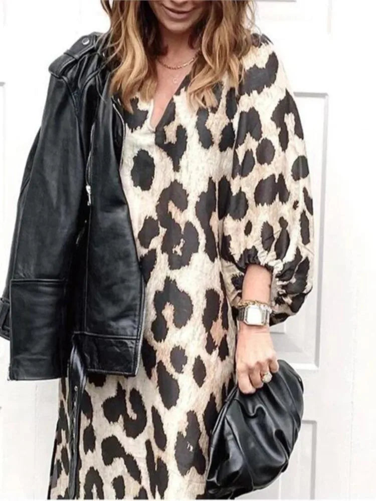Lena | Leopard Print Dress