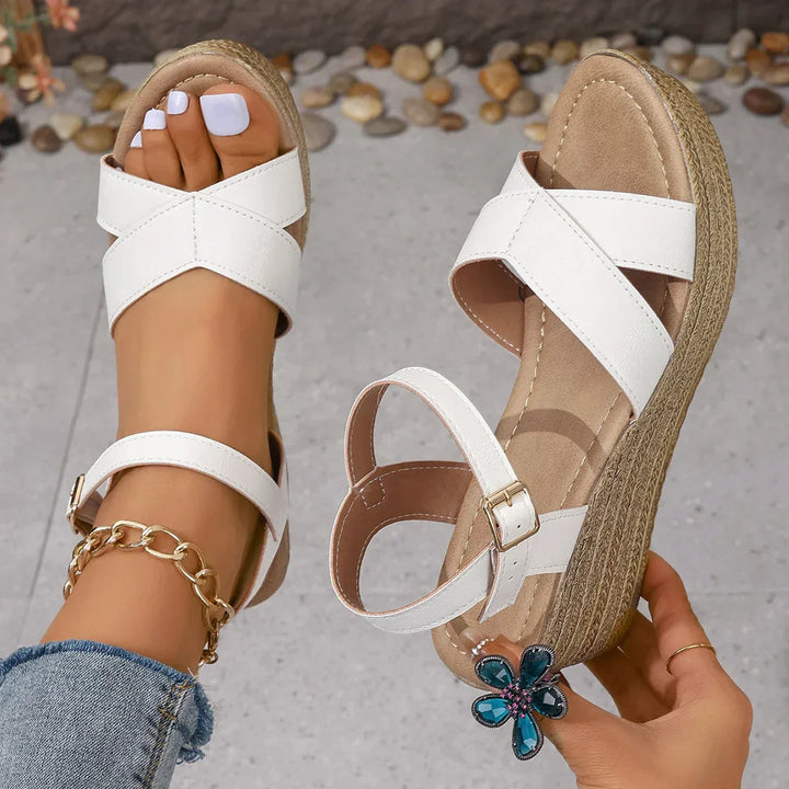 Leigh | Elegant Wedge Sandals