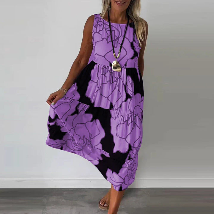 Evangeline | Sleeveless Maxi Dress