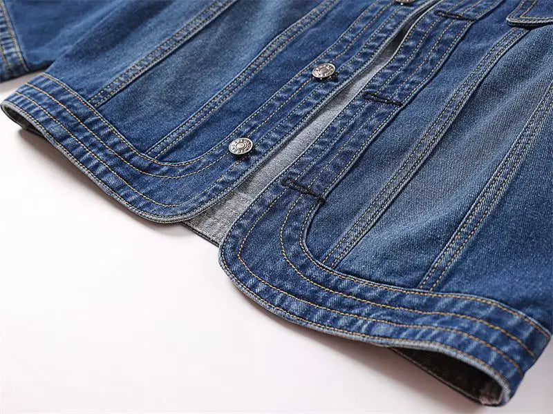 Vanessa | Crop Denim Jacket