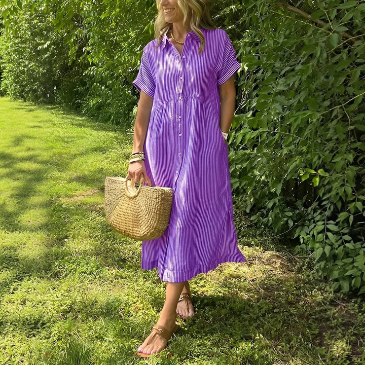 Maidi | Striped Shirt Dress