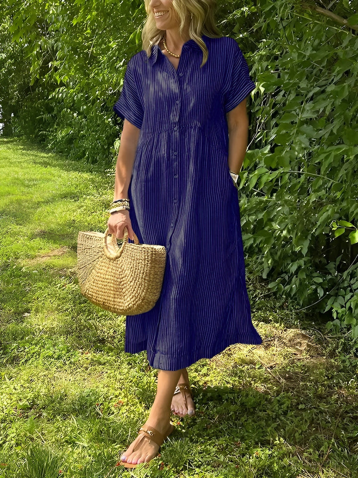 Maidi | Striped Shirt Dress