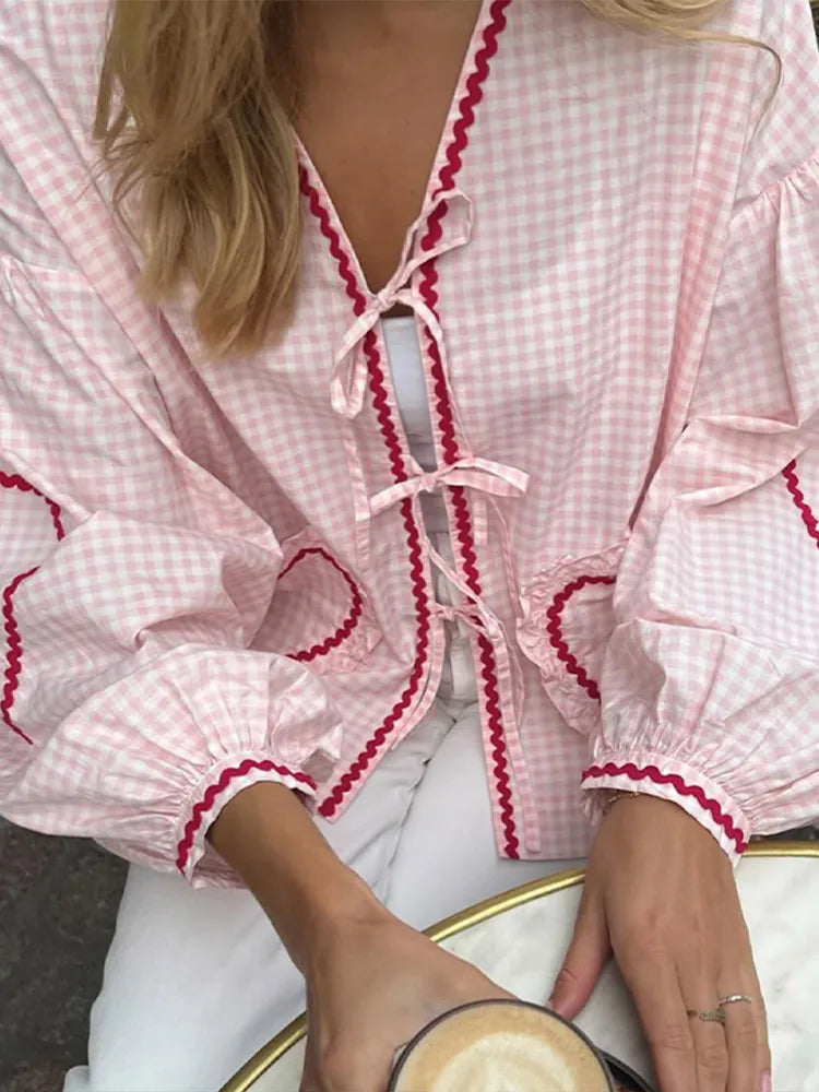 Liane | Coquette Heart Bow Top