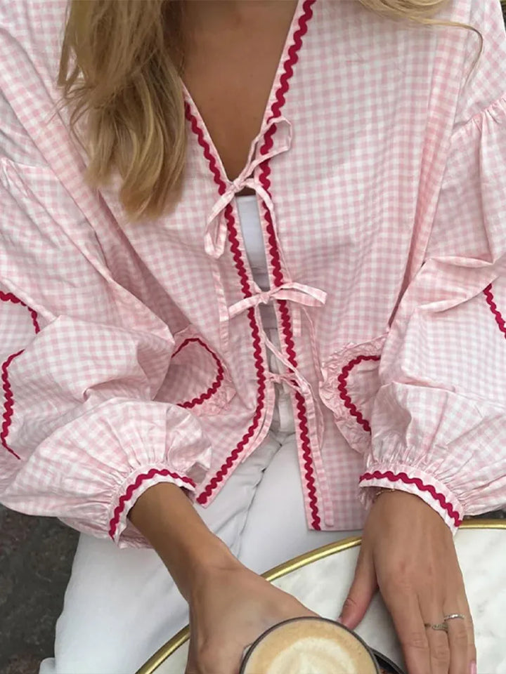 Liane | Coquette Heart Bow Top