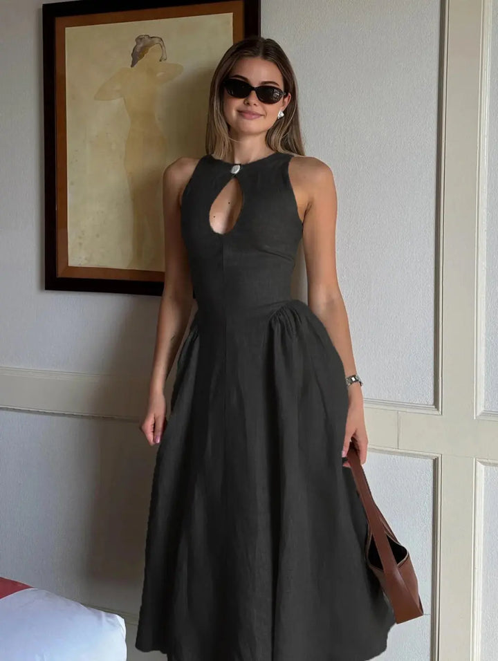 Shanaiah | Keyhole Elegant Dress