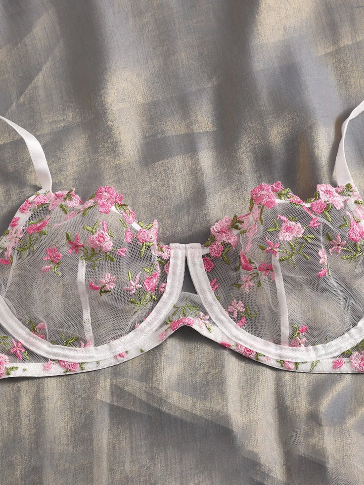 Jazmine | Floral Lingerie Set