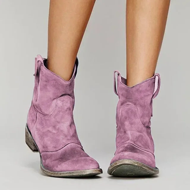 Daella | Vintage Western Ankle Boots