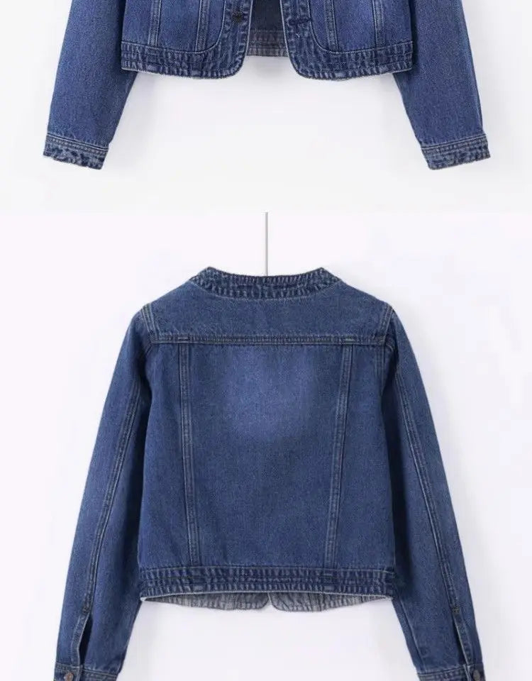 Vanessa | Crop Denim Jacket