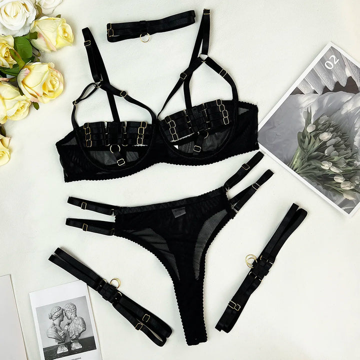 Mazie | 4-Piece Lingerie Set