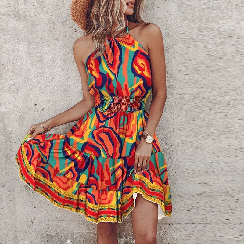 Karrel | Bold Print Mini Dress