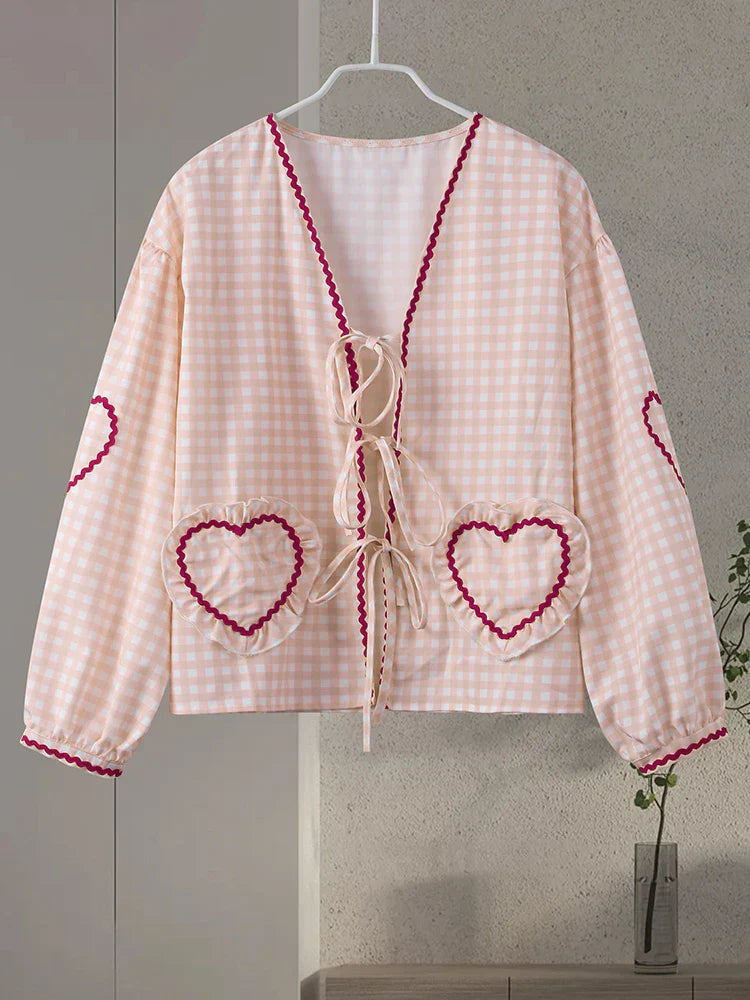 Liane | Coquette Heart Bow Top