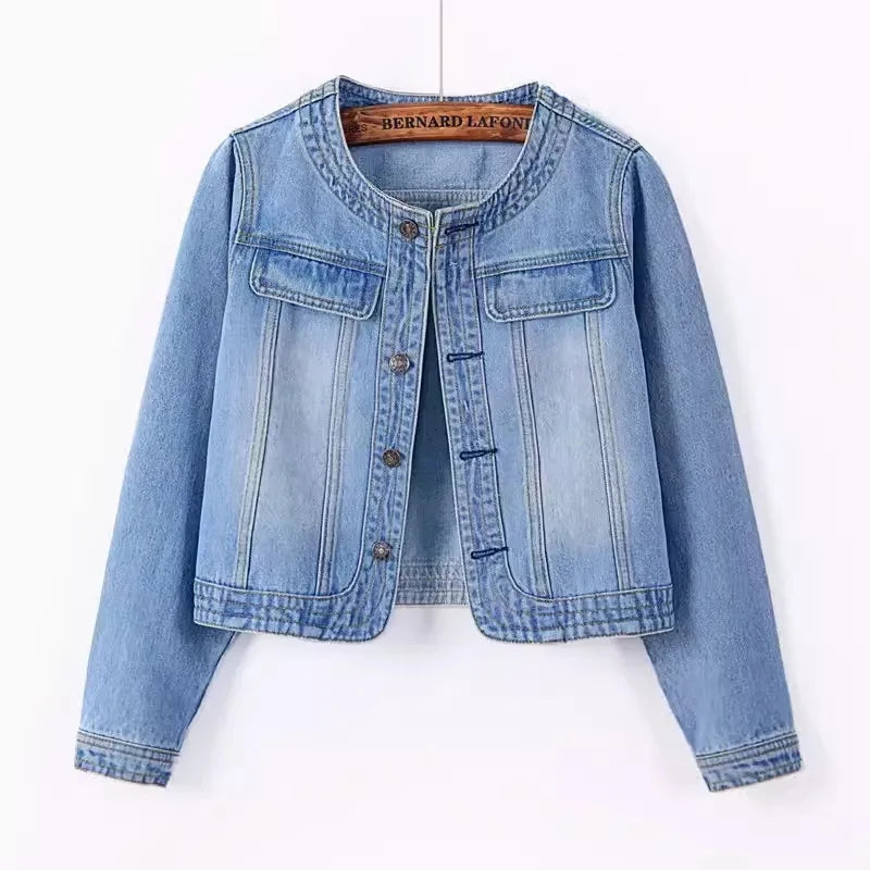 Vanessa | Crop Denim Jacket