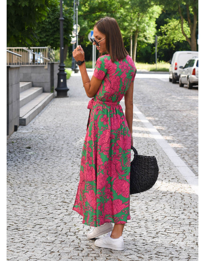 Olganda | Floral Wrap Dress