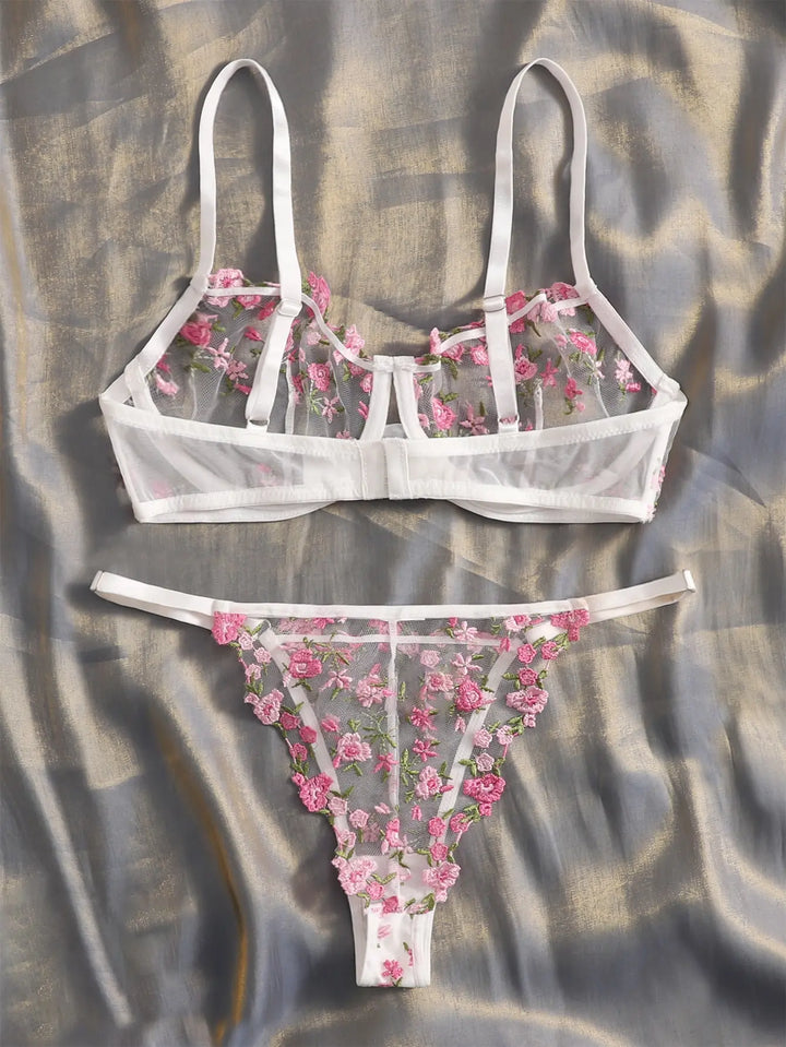 Jazmine | Floral Lingerie Set