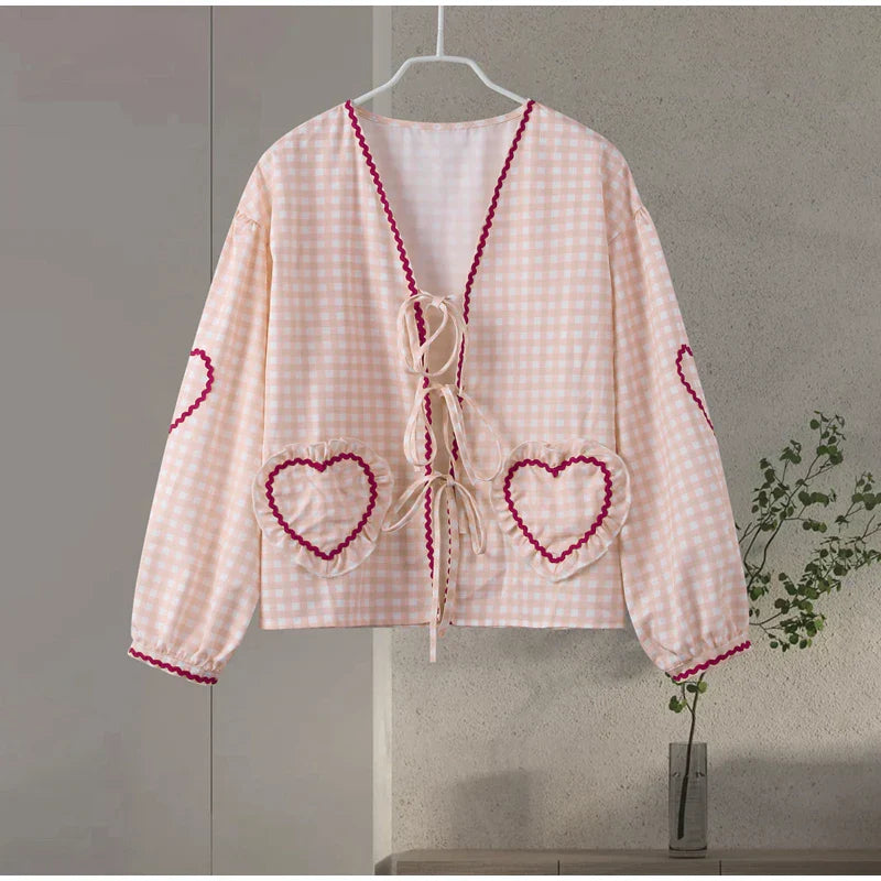 Liane | Coquette Heart Bow Top