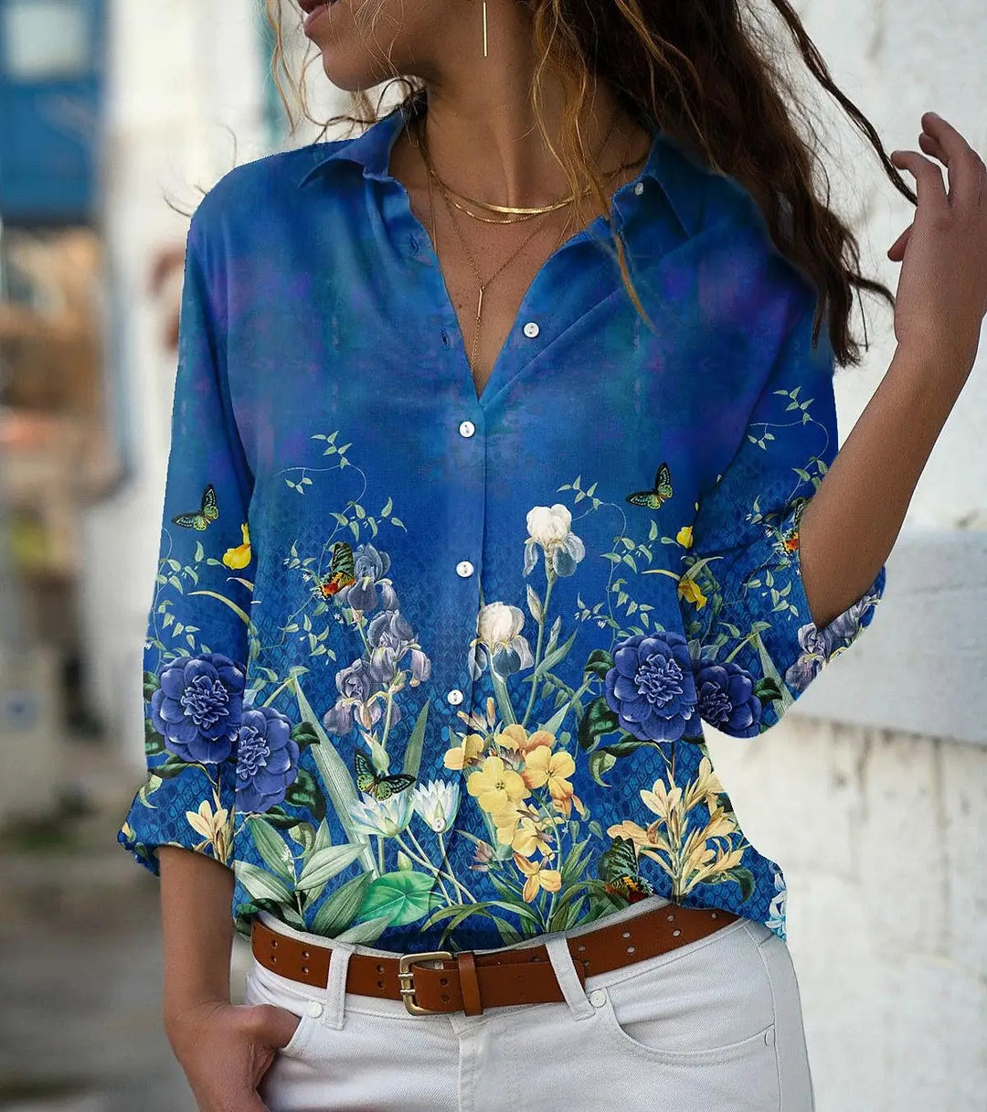 Julie | Casual Printed Blouse