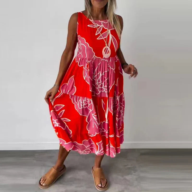 Evangeline | Sleeveless Maxi Dress