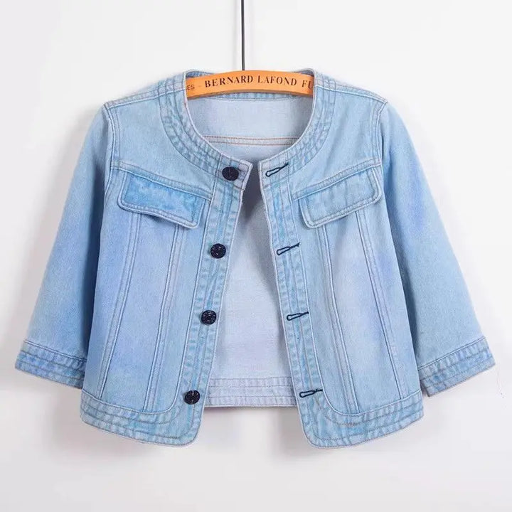 Vanessa | Crop Denim Jacket
