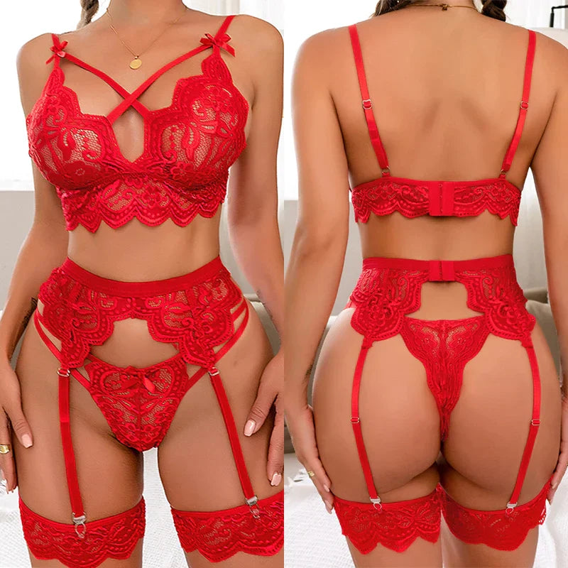 Dawn | 3-Piece French-Inspired Lingerie Set