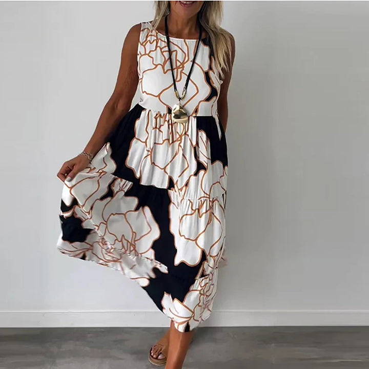 Evangeline | Sleeveless Maxi Dress