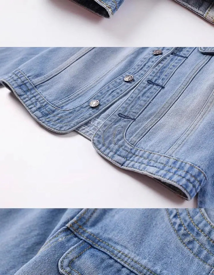 Vanessa | Crop Denim Jacket