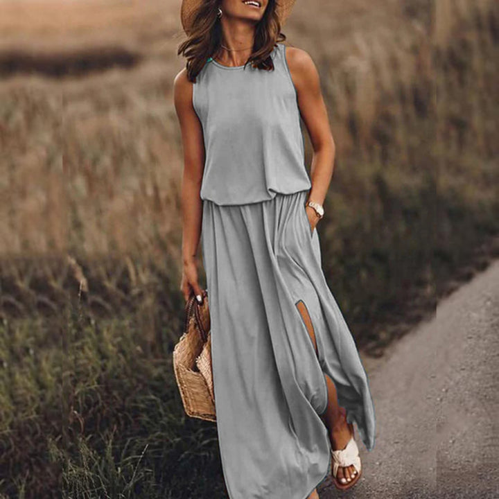Samantha | Solid Maxi Dress