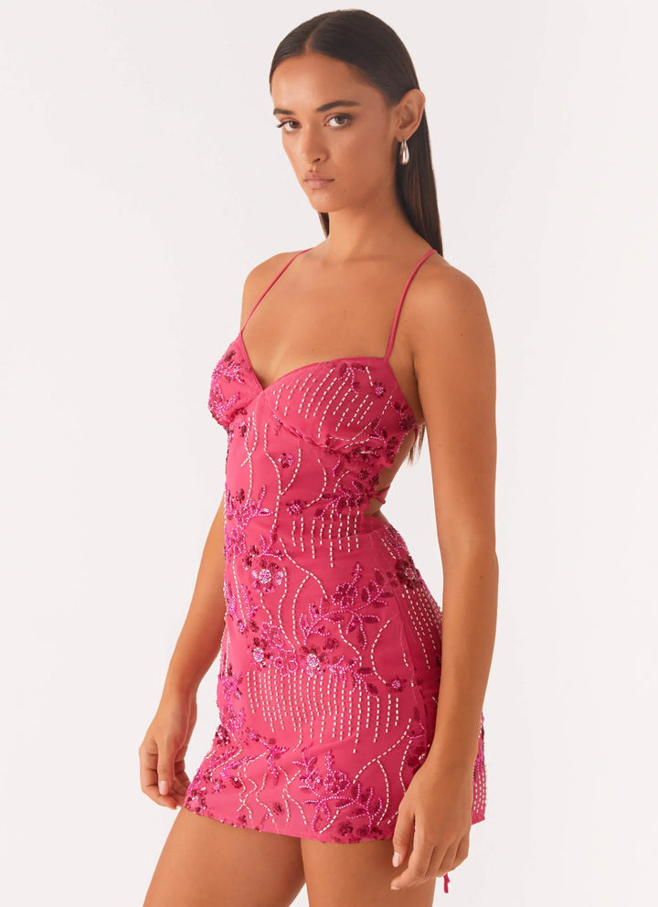 Kyline | Embroidered Mini Dress