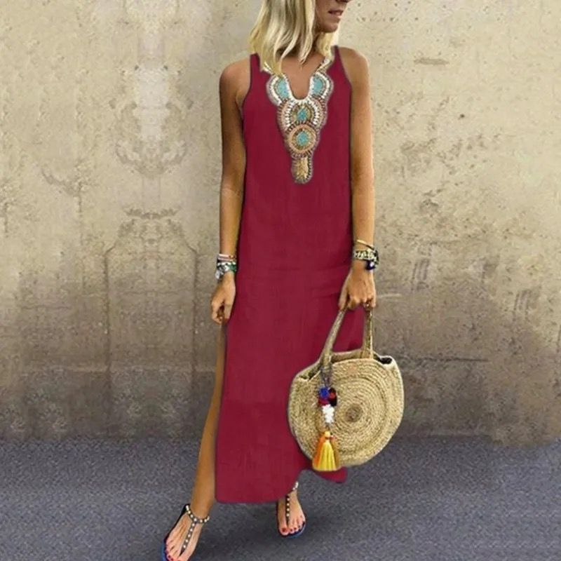 Evelyn |  Boho Charm Dress