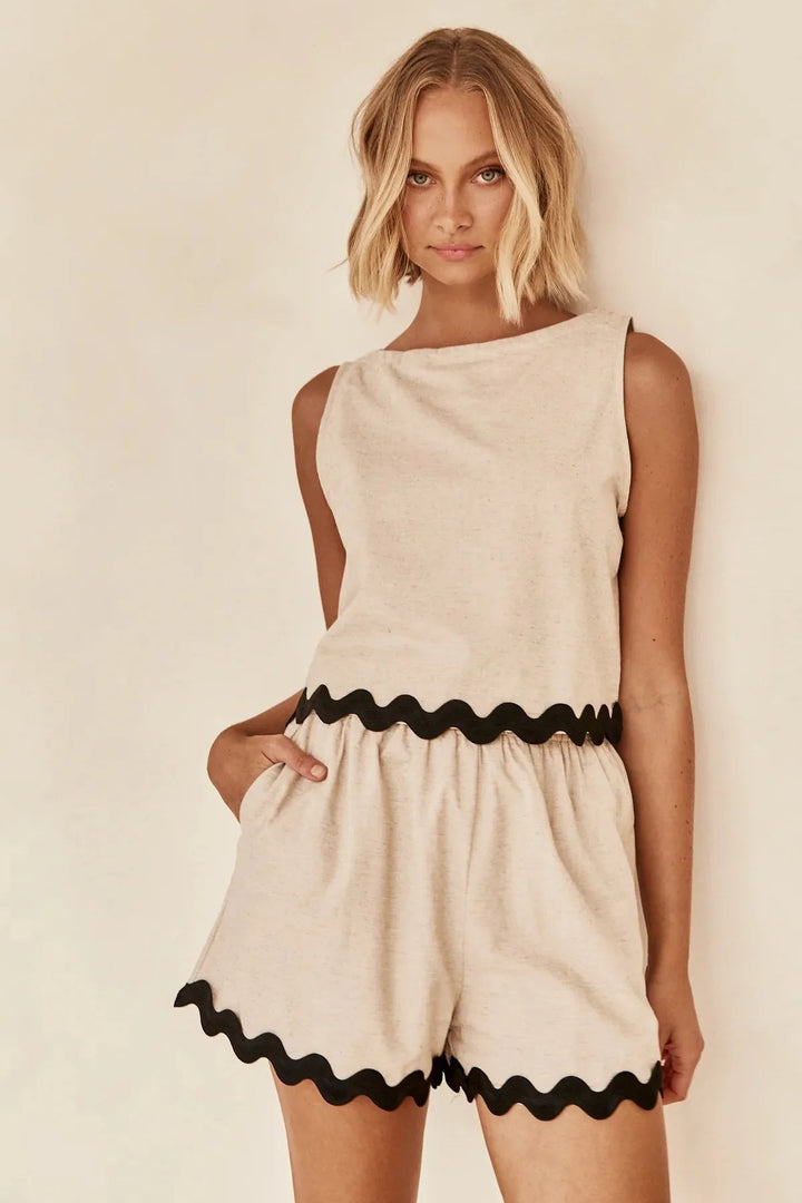 Alelie | Scalloped Summer Set