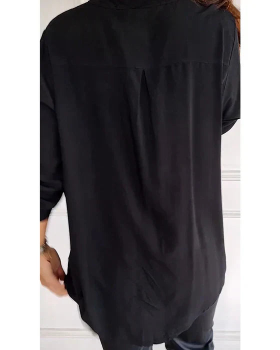 Kelley | Sparkling V-Neck Blouse