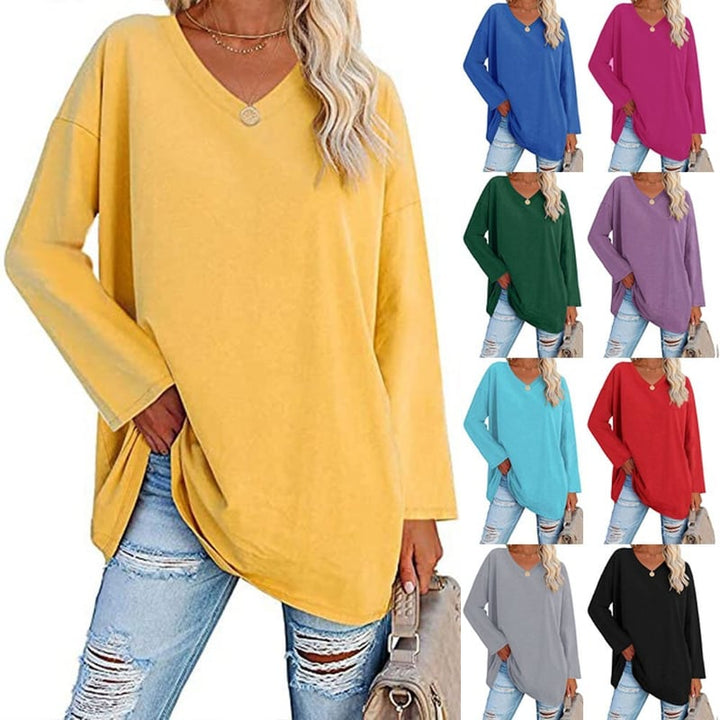 Shireen | V-Neck Long Sleeve Top