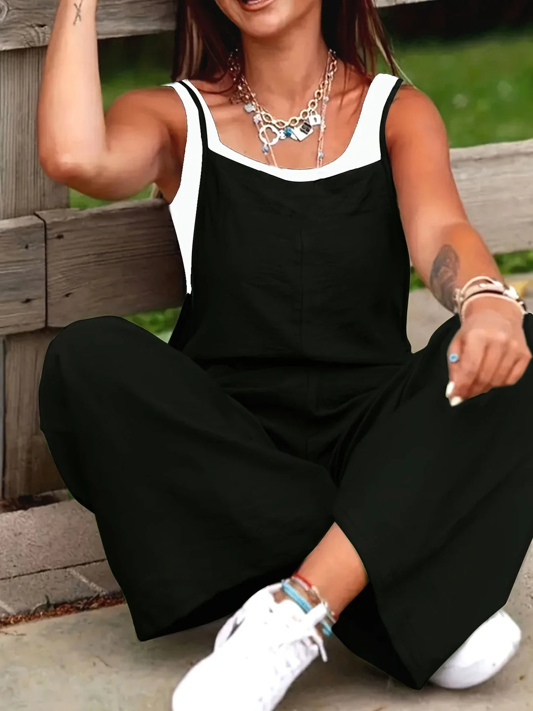 Taryn | Casual Solid Jumpsuit