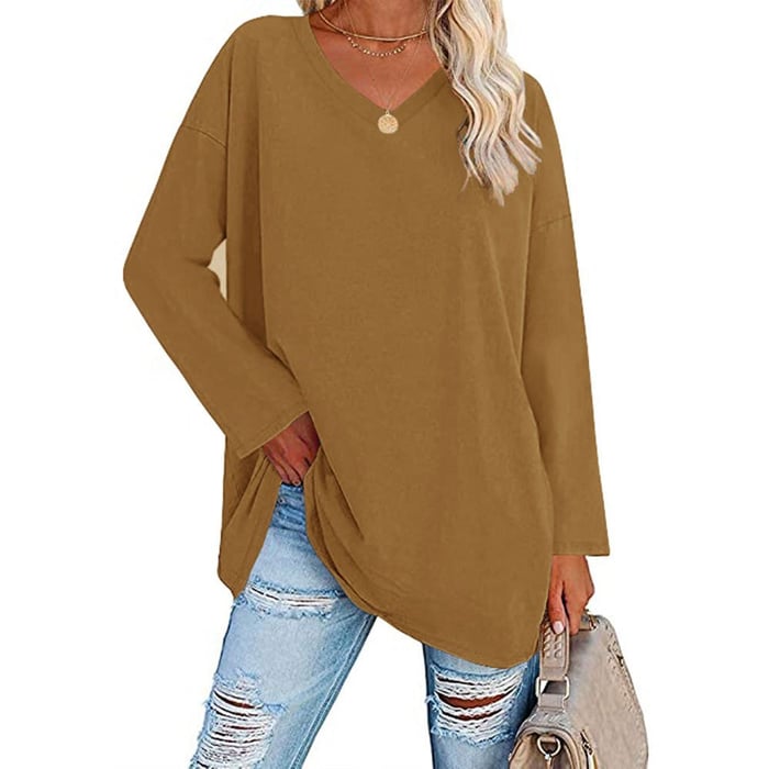 Shireen | V-Neck Long Sleeve Top