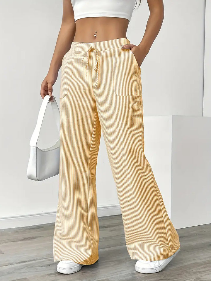 Niki | Vertical Stripe Pants