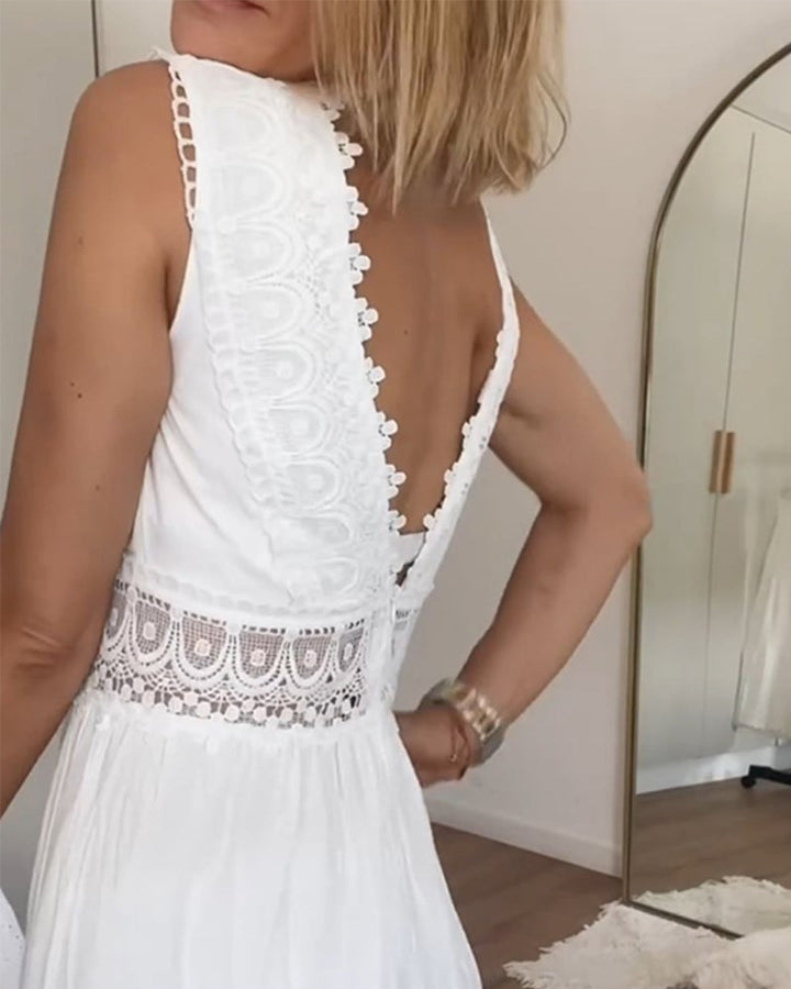 Kali | Lace V-Neck Cami Dress