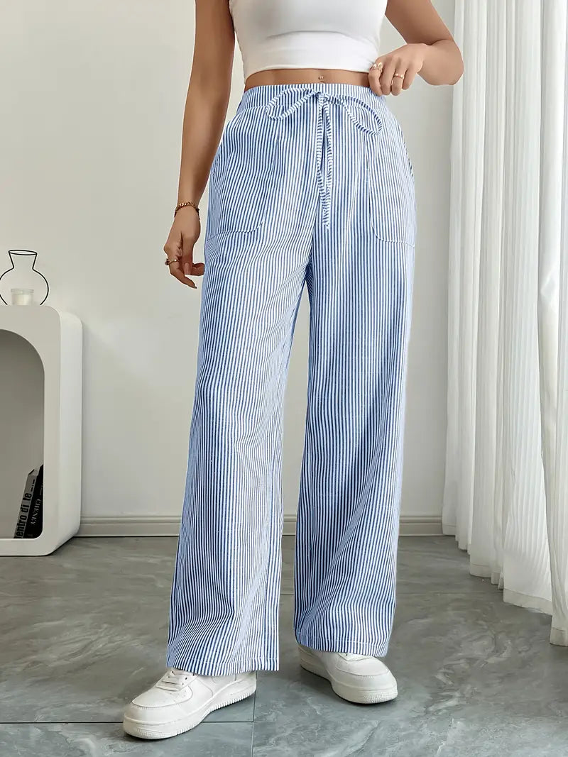 Niki | Vertical Stripe Pants