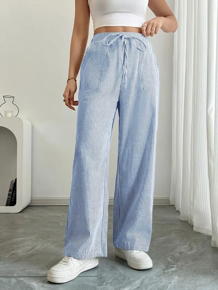Niki | Vertical Stripe Pants
