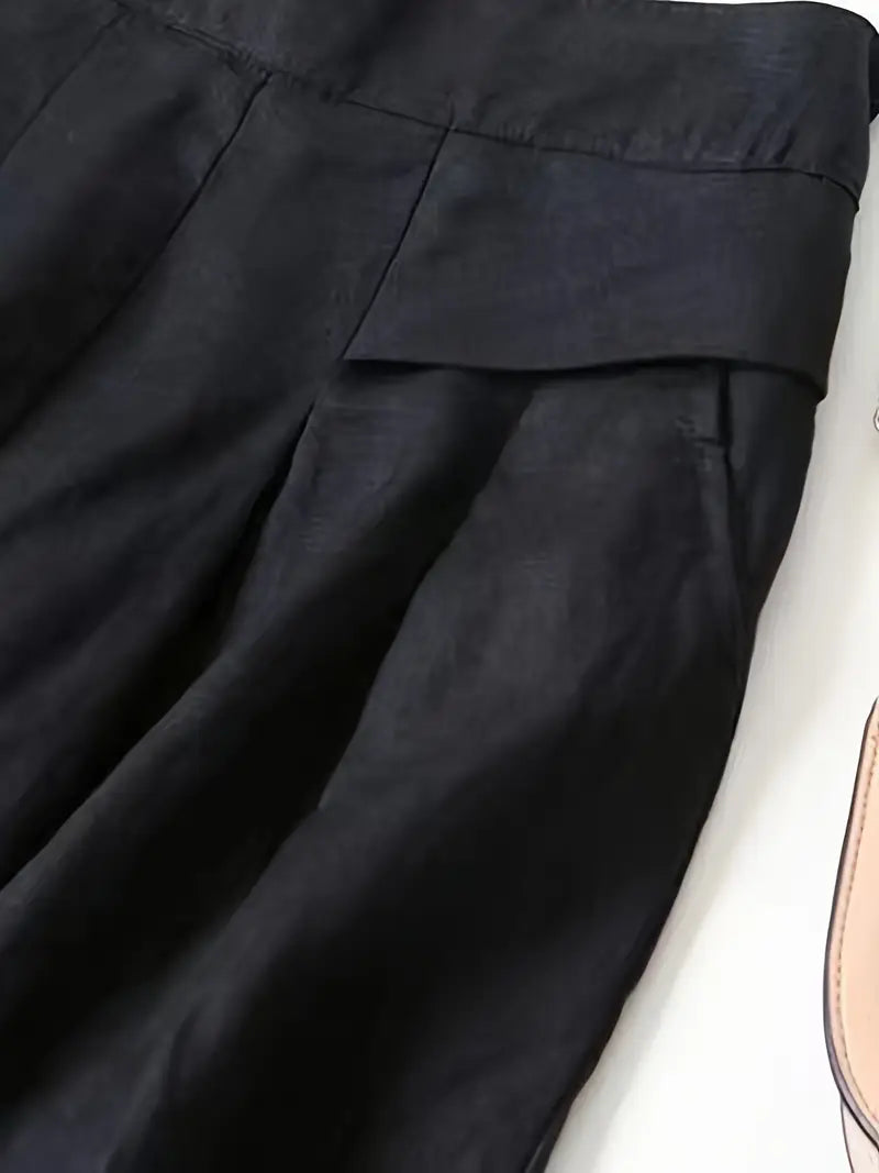 Janelle | Wide Leg Solid Pants