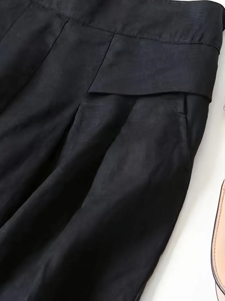 Janelle | Wide Leg Solid Pants