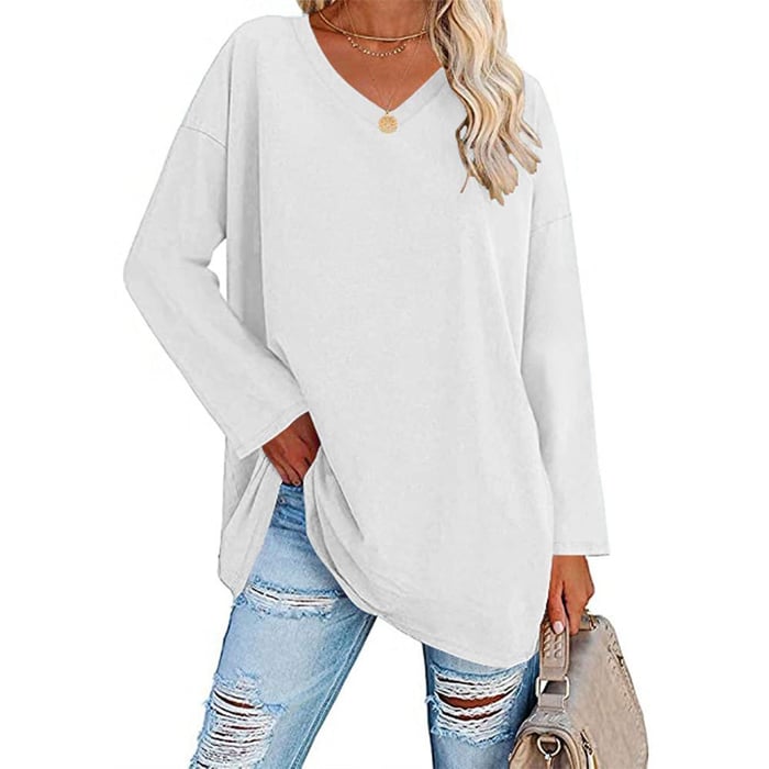 Shireen | V-Neck Long Sleeve Top