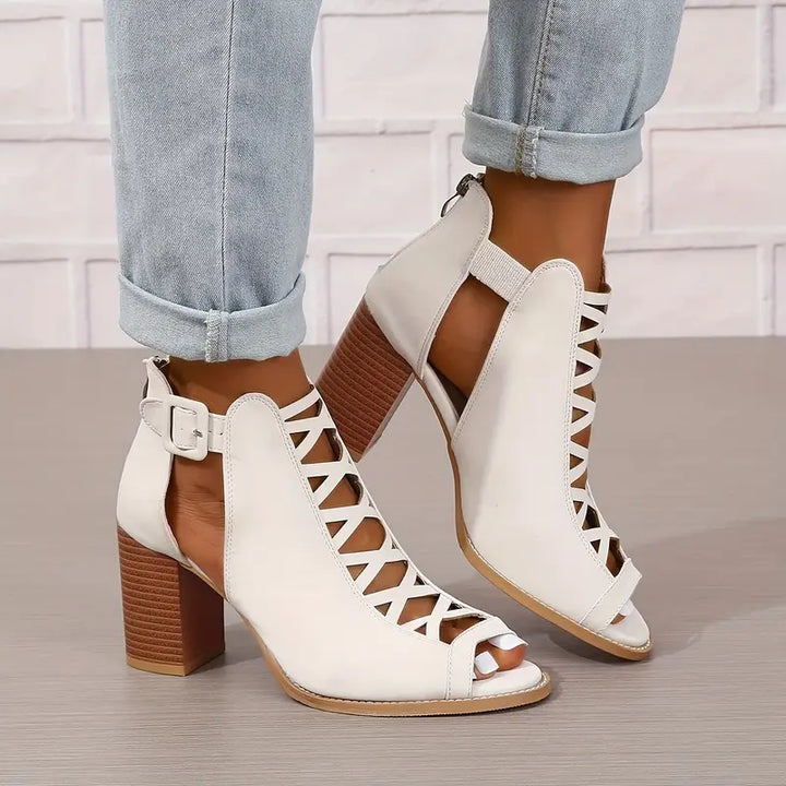 Ryza | Elegant Chunky Heel Sandals